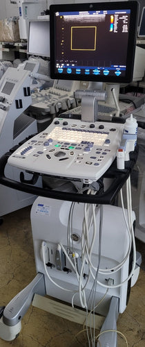 Used GE vivid S5 with Cardiac Convex Linear 3Probe(3SRS 12LRS 4C-RS) Ultrasound Unit