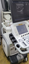 Load image into Gallery viewer, Used Ge Vivid XDClear E9 Ultrasound with cardiac M5Sc Linear 11L 2 probe transducer
