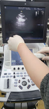 Load image into Gallery viewer, Used Ge Vivid XDClear E9 Ultrasound with cardiac M5Sc Linear 11L 2 probe transducer