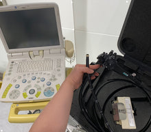 Load image into Gallery viewer, Used Aloka hitachi noblus ultrasound with pentax EG 3670URK with Trolley