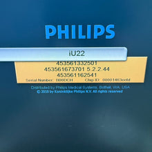 Load image into Gallery viewer, Used Philips IU22 Ultrasound Unit Convex Linear Linear 3Probes