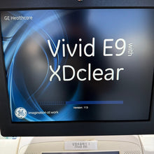 Load image into Gallery viewer, Used GE Vivid E9 XDclear 4D Ultrasound Unit with 3Probes