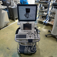 Load image into Gallery viewer, Used GE Logiq E9 Ultrasound with 3Probes L8 18i & 9L & M4S