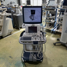 Load image into Gallery viewer, Used GE Logiq E9 Ultrasound with 3Probes L8 18i & 9L & M4S