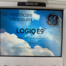 Load image into Gallery viewer, Used GE Logiq E9 Ultrasound with 3Probes L8 18i & 9L & M4S