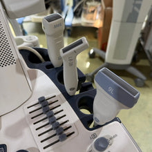 Load image into Gallery viewer, Used GE Logiq E9 Ultrasound with 3Probes L8 18i & 9L & M4S