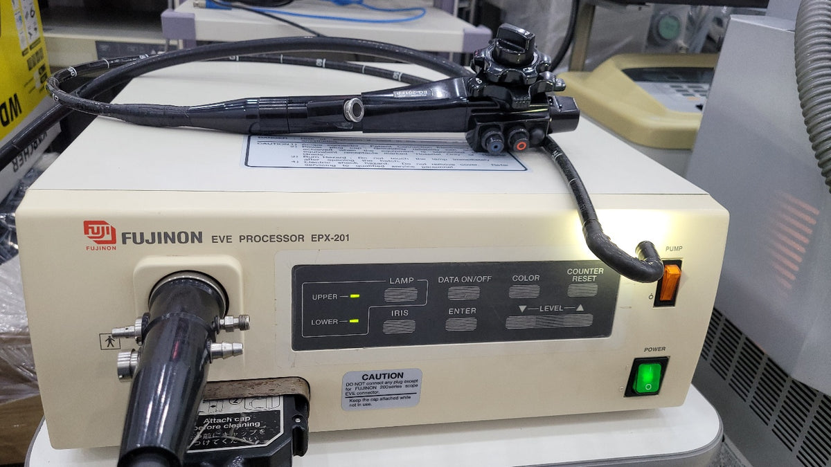 WorldWide Selling on Used Fujinon EPX 201 Fujinon EG 201FP 9.8mm Gastr –  MEDICAL EQUIPMENT SHOP