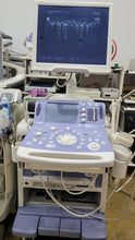 Cargar imagen en el visor de la galería, Venta mundial de Aloka Prosound Alpha10 Premier Ultrasound y 3 sondas convexas lineales vaginales usados