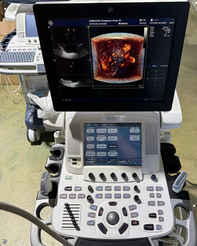  Used GE Vivid E9 XDclear 4D Ultrasound Unit with 3Probes 
