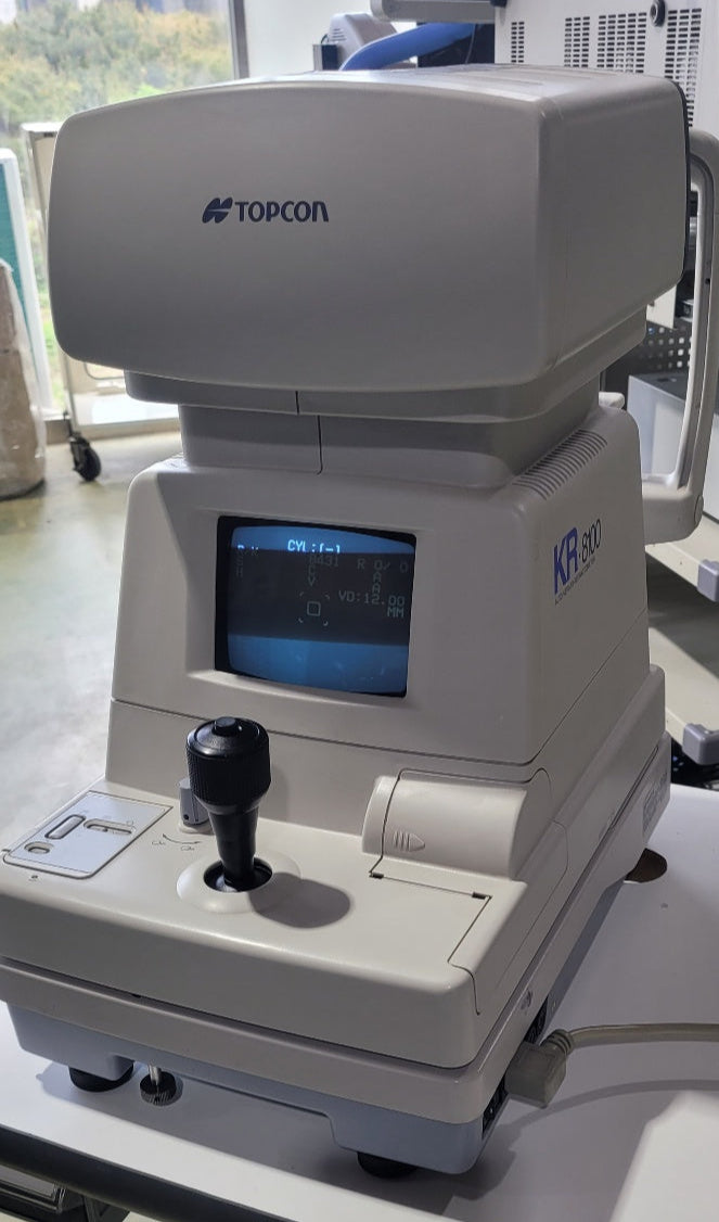 Used TOPCON KR-8100 Auto Kerato Refractometer Opthalmic Equipment
