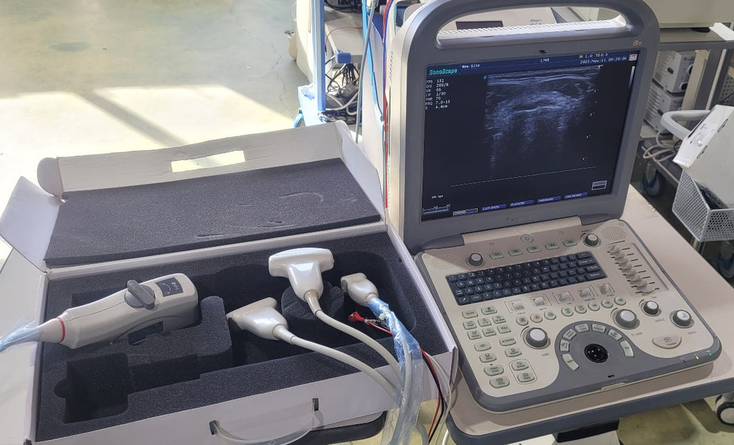 Used Sonoscape S8 Ultrasound Cardiac Convex Linear 3Probes Transducer