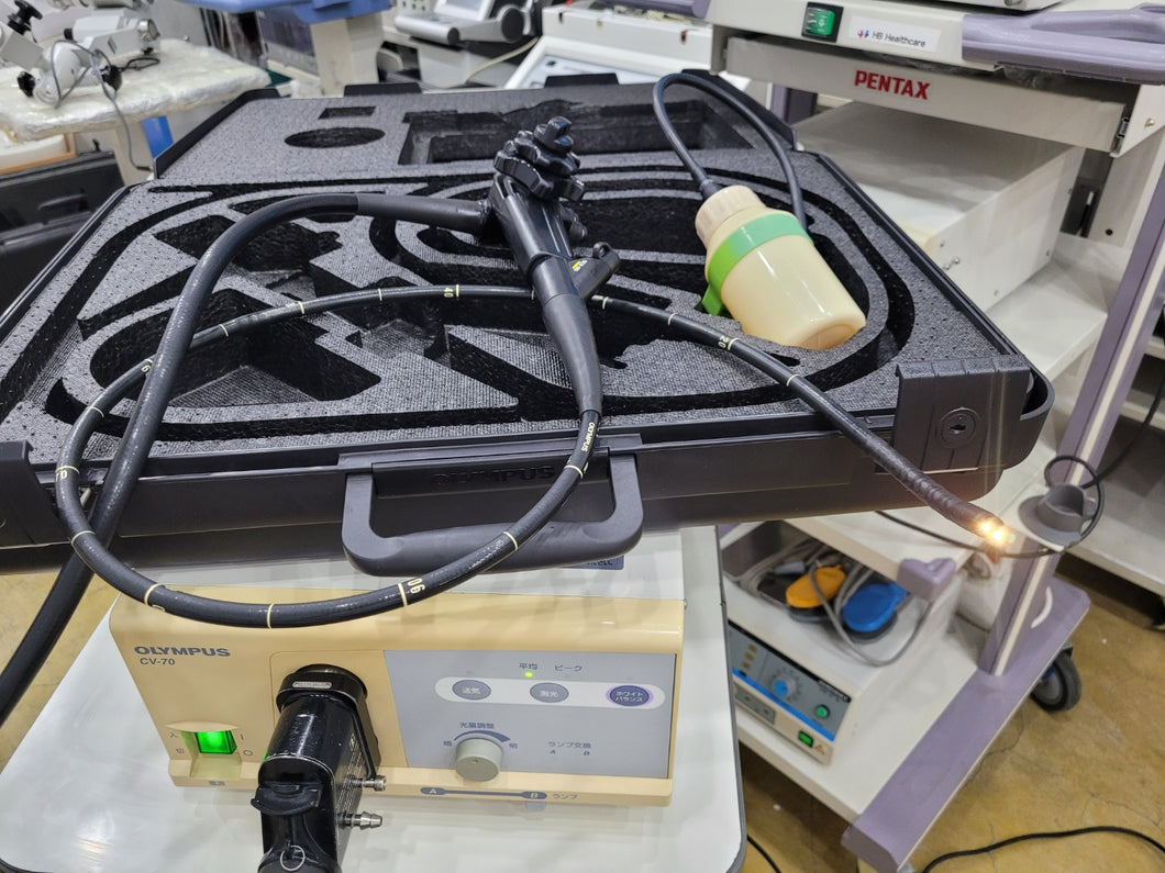 [World Wide-Selling] (C) Used Olympus CV70(Olympus CV60) & Olympus GiF-V70 9mm Endoscope MEDICAL EQUIPMENT SHOP