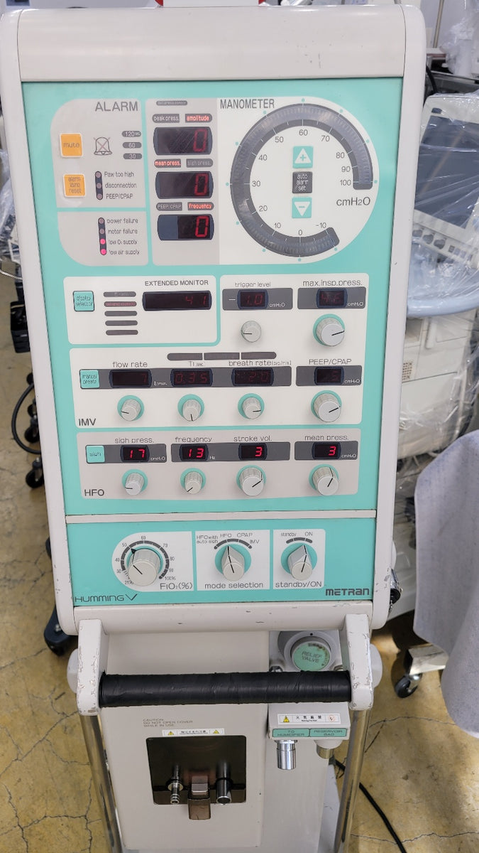 Used Metran Medical Humming V Ventilator Resp – BS Medical – BS Medical ...