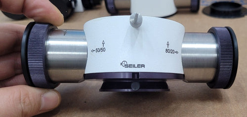 New Open Box Part Seiler Alpha Air 6 Dual Port Beamsplitter Microscope Used Medical Equipment Company