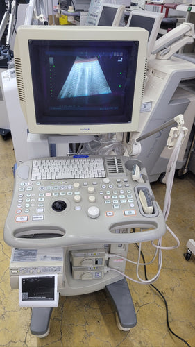 Used Aloka Prosound SSD-3500SV & Aloka Convex Probe-UST-9123 Aloka Linear Probe-UST 5524 7.5