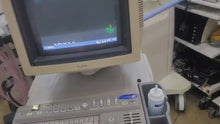 Cargar y reproducir el video en el visor de la galería, Used Aloka Prosound SSD-4000 Plus with Linear Probe Medical Ultrasound Unit
